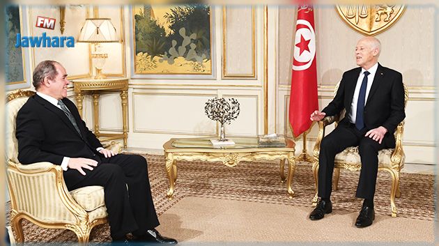 رئيس الجمهورية يستقبل وزير الخارجية الجزائري