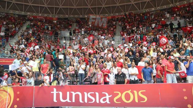 مباراة تونس وأنغولا في نصف نهائي الأفروبسكات