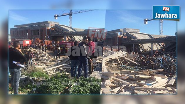 بنزرت : انهيار سقف المدرسة الوطنية للمهندسين واصابة 5 أشخاص