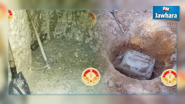 وزارة الدفاع : اكتشاف لغم مضاد للعربات ومواد متفجرة ومخيم للإرهابيين في المغيلة