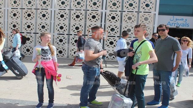 وصول أول وفد من السياح الأوكرانيين والبولونيين إلى مطار النفيضة