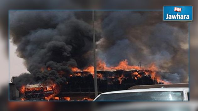تطاوين : وفاة مهربين حرقا بعد اشتعال سيارتهم