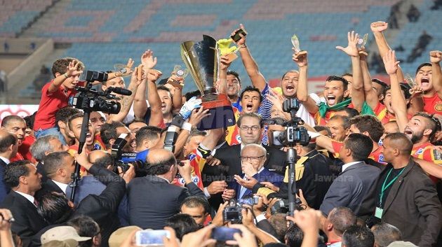 تتويج الترجي الرياضي بلقب كأس تونس