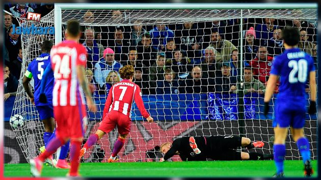 دوري ابطال اوروبا: اتليتيكو مدريد في المربع الذهبي