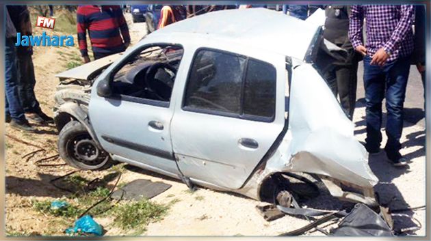 مدنين : حادث مرور أليم يسفر  عن وفاة 4 أشخاص