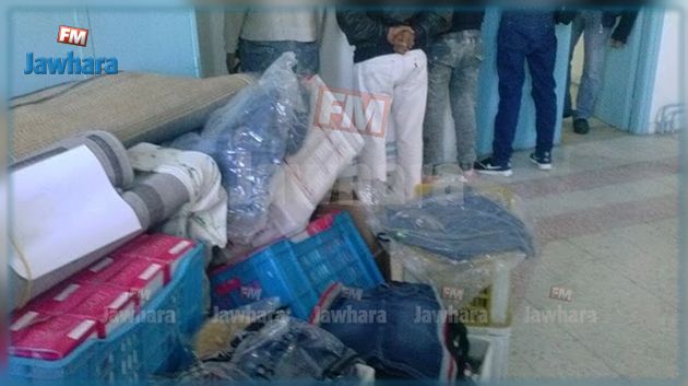 ضبط بضائع مسروقة في منزل