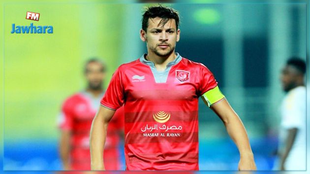 يوسف المساكني يسجل ثنائية لفريقه الدحيل أمام الخريطيات في البطولة القطرية
