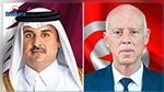 رئيس الجمهورية وأمير دولة قطر يتبادلان تهاني عيد الاضحى المبارك 