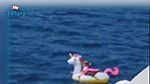 إنقاذ طفلة الأربع سنوات من عرض البحر 