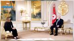 رئيس الجمهورية يلتقي وزيرة الخارجية الليبية (فيديو)