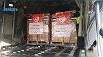وزير الدفاع يشرف على عملية ارسال مساعدات الى غزّة (صور)
