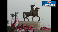 في الذكرى 16 لرحيله : تدشين تمثال للزعيم الحبيب بورقيبة أمام القصر الرئاسي بالمنستير