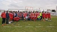 أبطال كأس تونس لكرة السلة و الكرة الطائرة في زيارة لأكابر كرة القدم