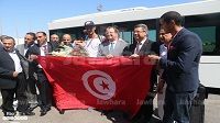 وصول البطل الأولمبي أسامة الوسلاتي إلى تونس