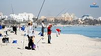 شاطئ بوجعفر سوسة يحتضن البطولة الوطنية للصيد الرياضي بالصنارة