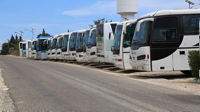 43 حافلة سياحية للشركة الوطنية للنقل بين المدن لتأمين رحلة ترفيهية الى القرية البيئية بسيدي بوعلي