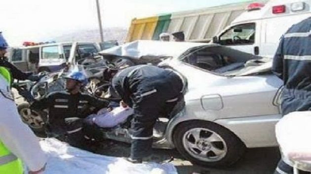 Beja : 4 personnes décédées dans un accident de la route