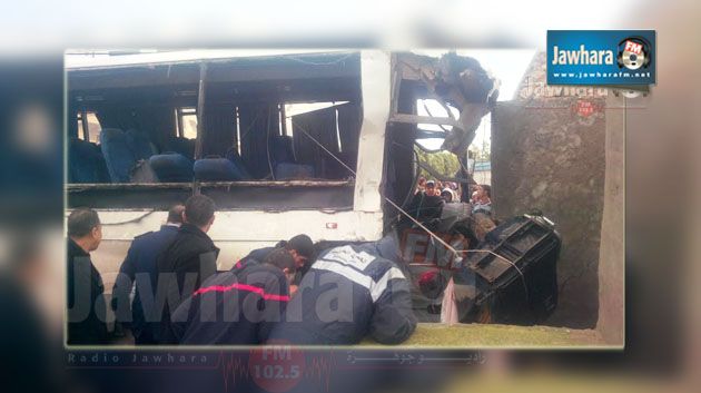 Collision mortelle entre un bus et un train à Teboulba : 3 personnes portées disparues