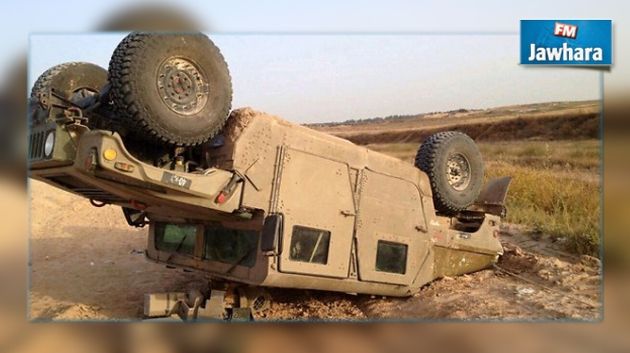 Beja: 6 soldats blessés suite au renversement d'un véhicule militaire