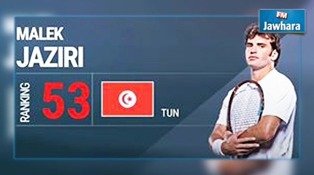 Tennis : Malek Jaziri remonte à la 53e place au classement ATP