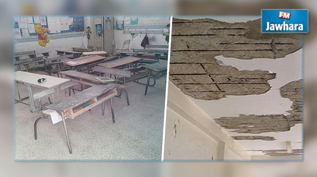 Kairouan:  le toit d'une salle de classe s'effondre durant les cours