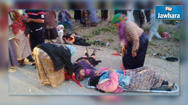 Kairouan : 15 ouvrières agricoles blessées dans un accident de la route