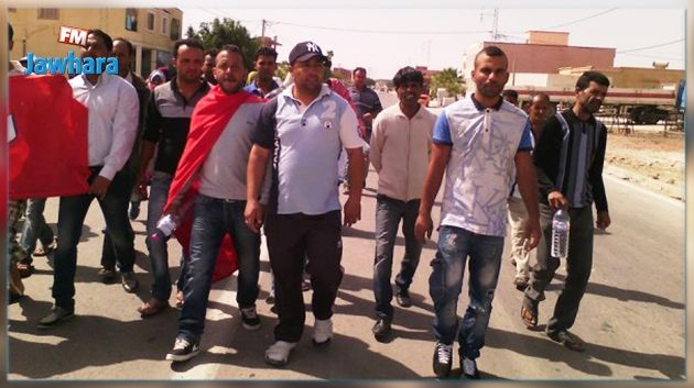 Une manifestation pour dénoncer le terrorisme à Sidi Bouzid