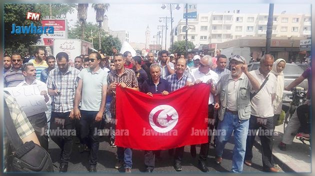 Gafsa  : Marche de solidarité avec les sit-inneurs d'El Kamour