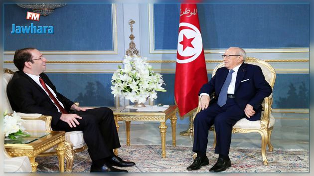 Les mesures prises pour les examens nationaux au centre d'un entretien Caid Essebsi-Chahed