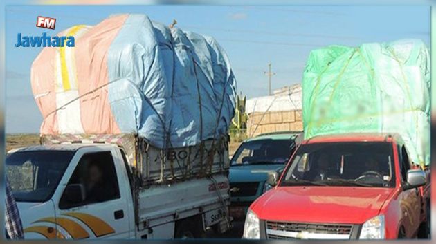 Saisie de trois camions chargés de marchandises de contrebande à Tataouine