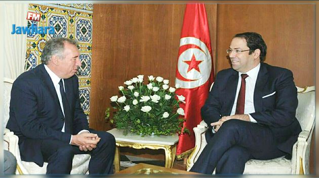 Youssef Chahed reçoit François Bayrou