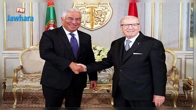 Béji Caïd Essebsi s'entretient avec le Premier ministre portugais