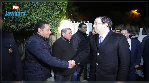 Chahed effectue une visite d'inspection au district de la sûreté nationale de Ben Arous