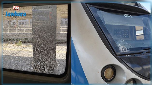 Jets de pierre contre un train de la banlieue sud : Des dégâts estimés à 10 mille dinars