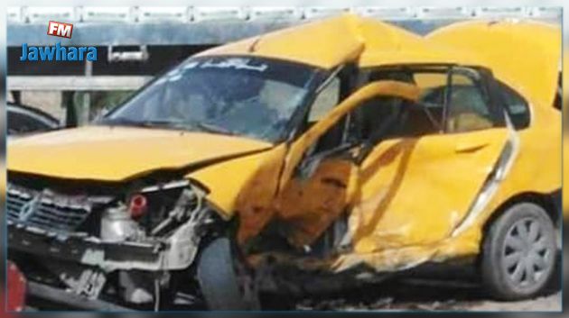 Médenine : Une collision entre un taxi et un camion fait un mort