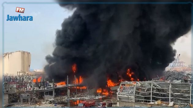 Important incendie au port de Beyrouth