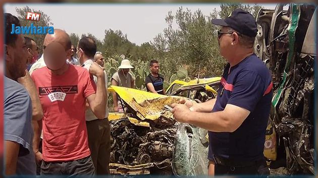 Ksour Essef : Cinq morts dans un grave accident de la route