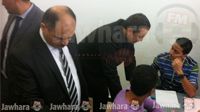 Mehdi Jomâa visite les bacheliers du lycée Khaznadar, avant leur première épreuve