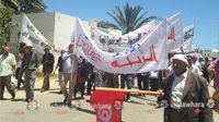 Marche citoyenne en protestation contre l'environnement menacé à Djerba