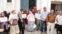 Sit-in des agents de la direction régionale des affaires sociales de Sousse