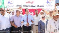 Sousse : Manifestation du mouvement Ennahdha contre le terrorisme