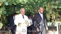 Moncef Marzouki à l'ouverture du Festival des raisins à Grombalia