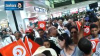 Arrivée de Mondher Zenaïdi à l'aéroport de Tunis-Carthage 