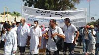 Marche citoyenne en protestation contre l'environnement menacé à Djerba