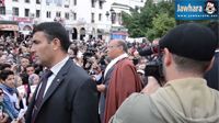 Moncef Marzouki débute sa campagne électorale à Bab Souika 
