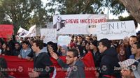 Un rassemblement protestataire des étudiants de l'école d'ingénieurs à Monastir