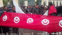 Kairouan : Marche des agents de la police et de la Garde nationale contre le terrorisme
