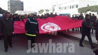 Mahdia : Marche pacifique des forces de sûreté 