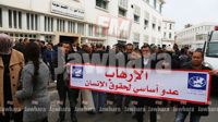 Sousse : Des agents sécuritaires dénoncent le terrorisme et revendiquent une loi les protégeant