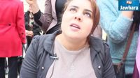 Sit-in de protestation des handicapées devant le ministère de la femme